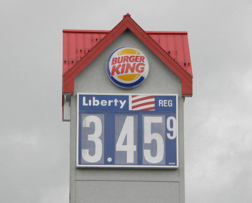 Outdoor Electric Liberty Sign