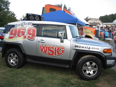 WSIG Vehicle Wrap WSIG 96.9 Vehicle Wrap