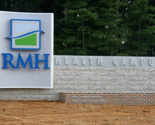 RMH Health Campus Custom Sign