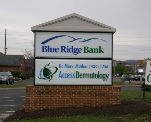 Blue Ridge Bank Outdoor Sign