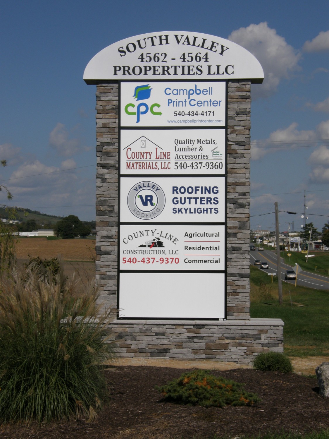 South Valley Properties, Exterior Sign, Harrisonburg